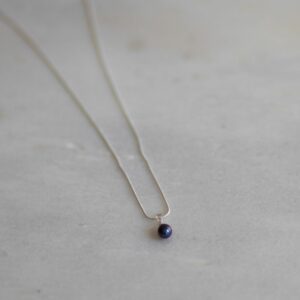 Midnight Freshwater Pearl (8mm) Necklace