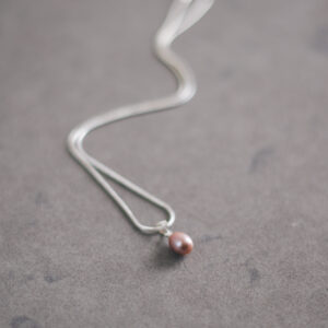 Mauve Freshwater Pearl Necklace